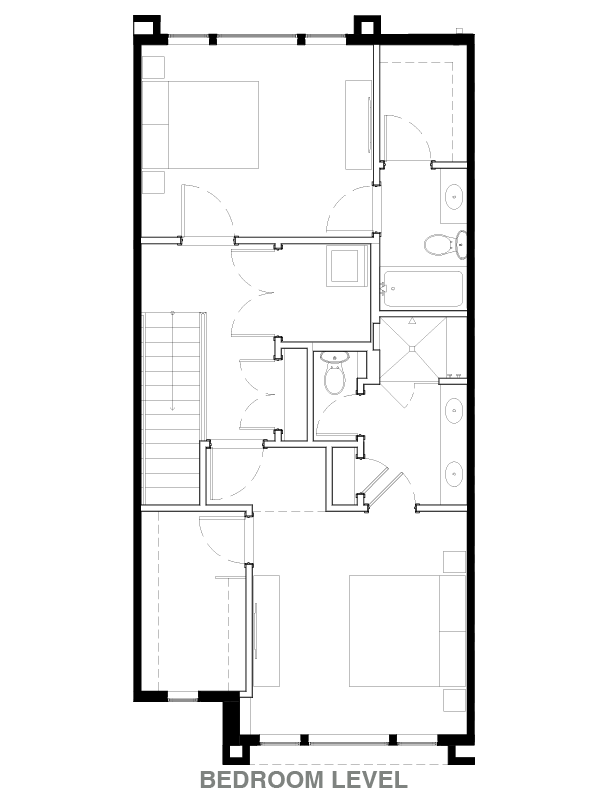 floor plan B - third floor